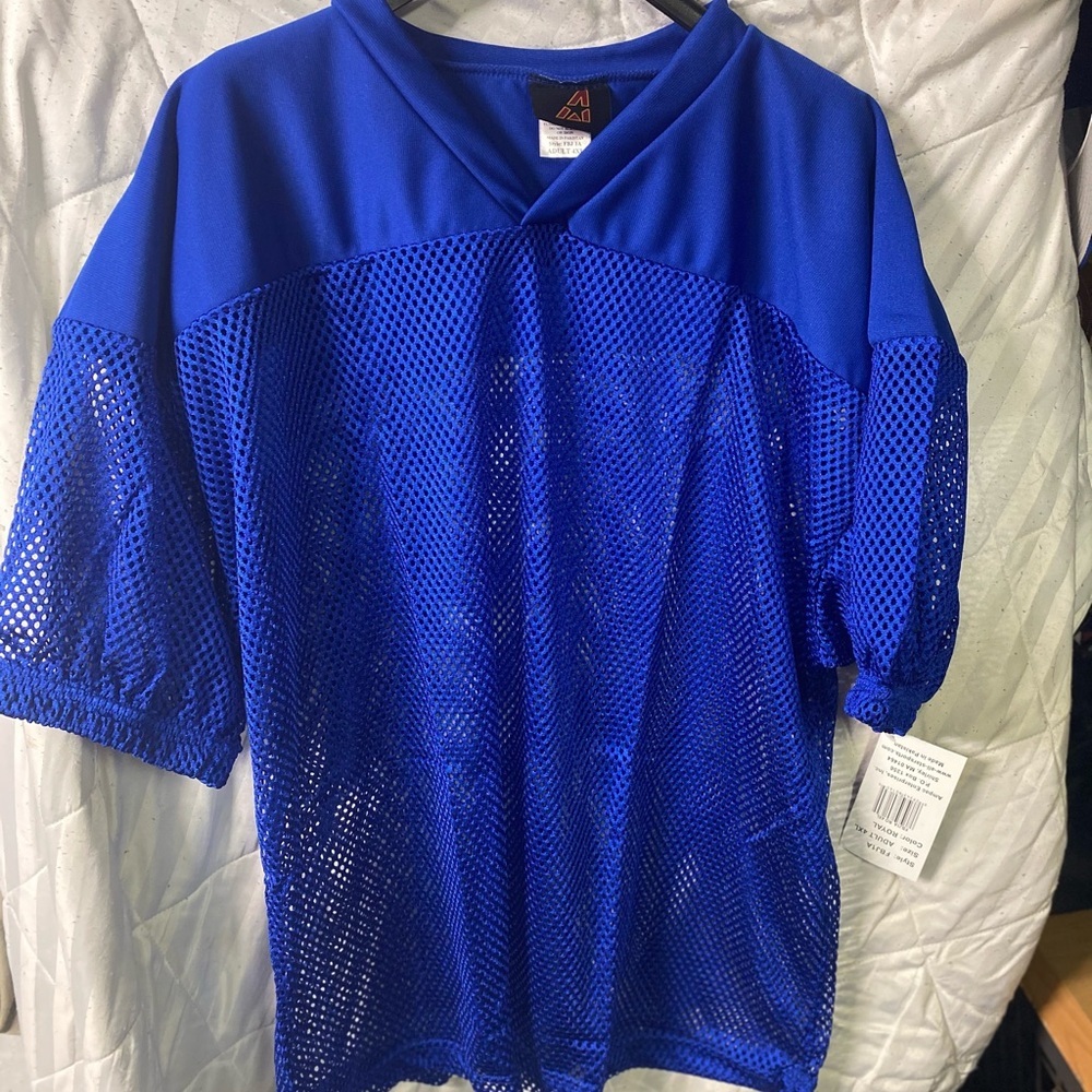 All Star Royal Blue 4XL Football Jersey